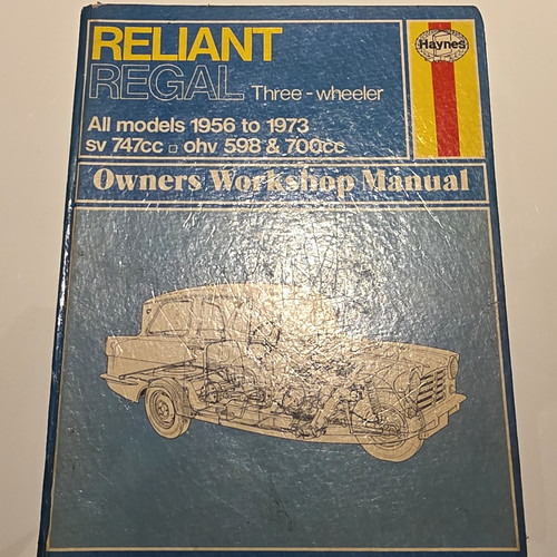 Haynes reliant regal wheeler - 3,