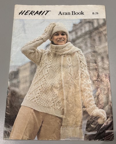 Hermit aran book knitting - hermit,
