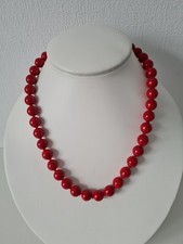 Vintage Red Glass Beaded