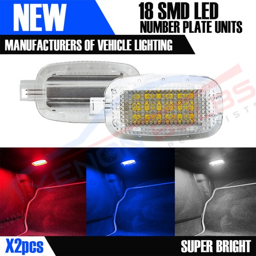 Led white blue red footwell - 2x,