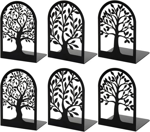 Metal bookends for shelves - bookends,