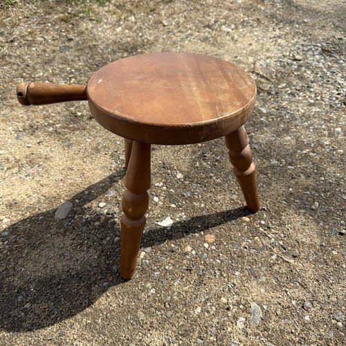 Milking stool solid maple - stool,