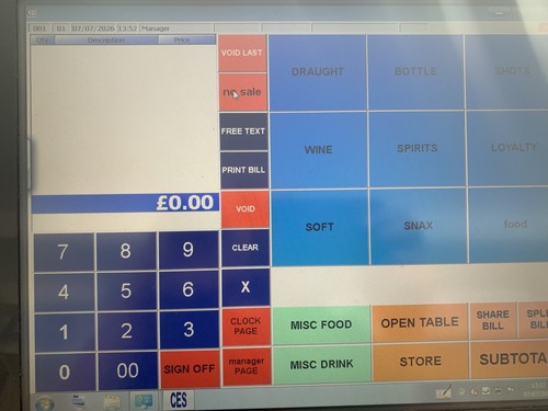 Alloy fec touchscreen - alloy, pos