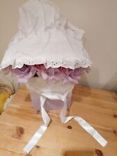 victorian white bonnet hat