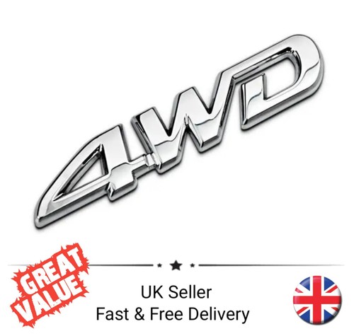 Large metal 4wd badge - large,