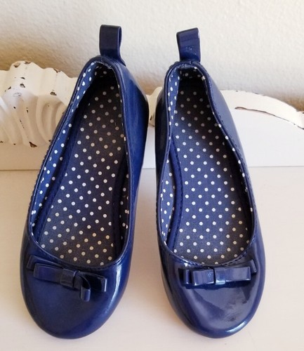 Girls shoes blue bow - shoes,
