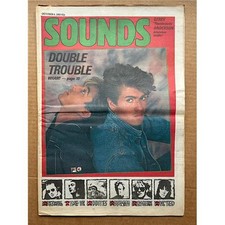 WHAM SOUNDS MAGAZINE OCTOBER 8 1983 WHAM COVER with more inside + the Europeans 