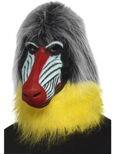 Baboon mask adults wild animal - mask,