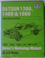 Datsun 1300 1400 & 1600 Haynes Owners Workshop Manual 1968-1972