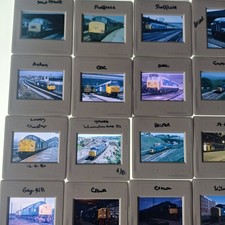 30 x 35mm Railway Slides Deltics class 55's All Shown copy slides no copyright