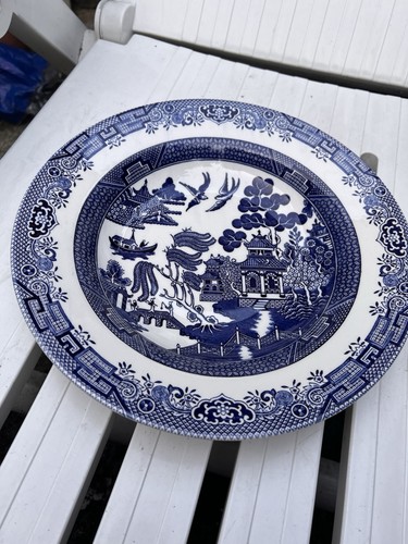 Vintage churchill blue willow - churchill,