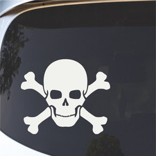 SKULL AND BONES/Vinyl Sticker