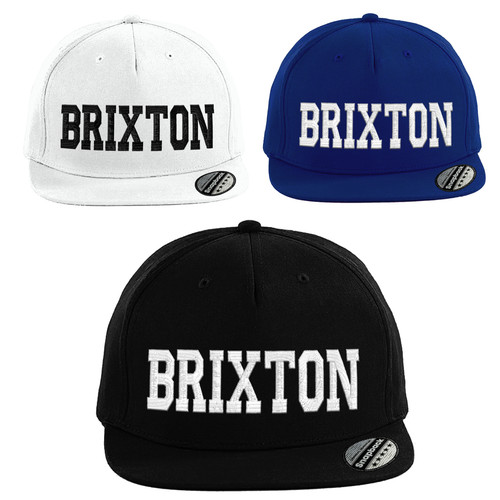 Embroidered brixton logo - brixton,
