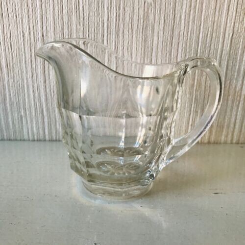 Vintage jacobean glass milk - vintage,