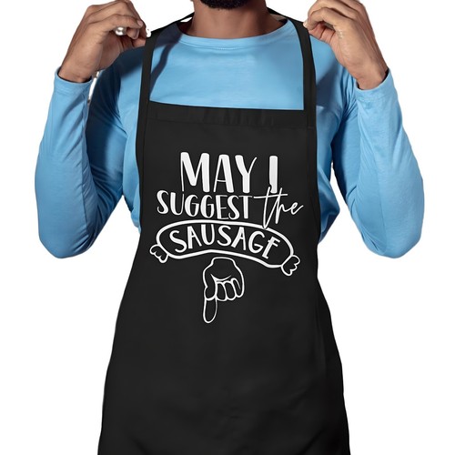 Rude funny apron - apron, adult