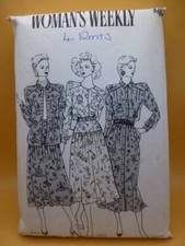 UNCUT VTG WOMAN'S WEEKLY B1022 SZ 10-20 JACKET+SKIRT+DRESS+BLOUSE SEWING PATTERN