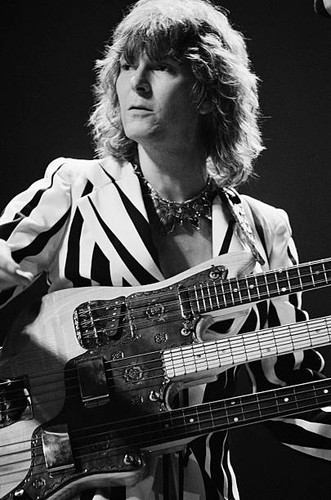 Bassist chris squire playing - bassist, a