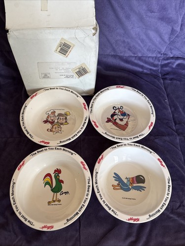 Vtg kellogg cereal bowls - kellogg’s,