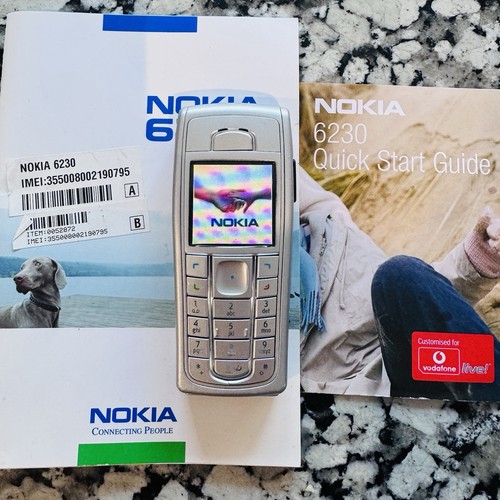 Nokia 6230 silver bar phone - 6230, 2g