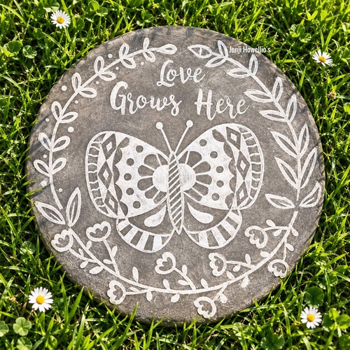 Decorative butterfly stepping - decorative,