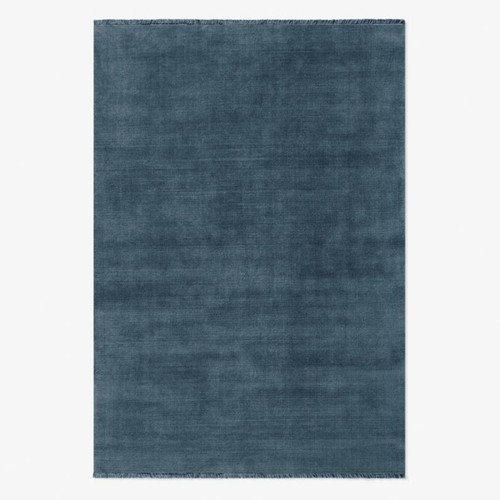 Blue scandinavian hand - blue, tufted