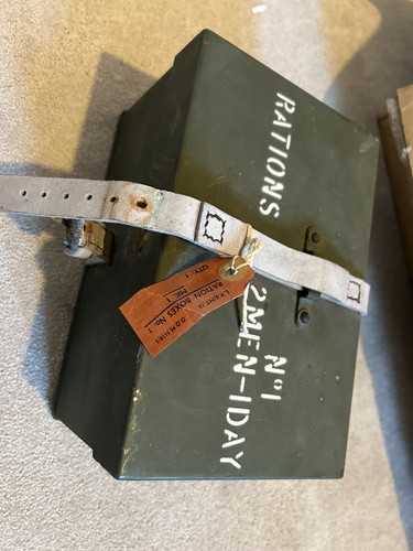 British army 1970s rations tin - 1970s,