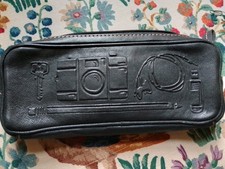 Black Leather Fossil Key