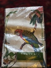 Vintage Pure Linen  Tablecloth