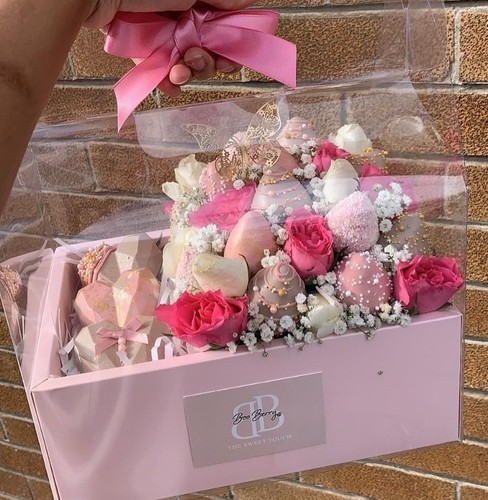 Pvc transparent flower - transparent, gift