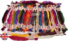 50 Large Silk Skeins Stranded