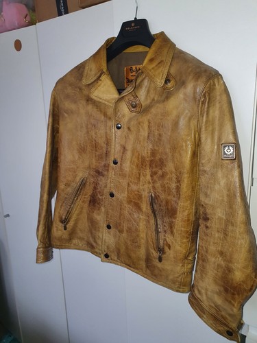 Belstaff leather jacket - leather, l