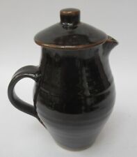 St Ives Pottery (Bernard Leach), vintage studio pottery lidded jug, c1965