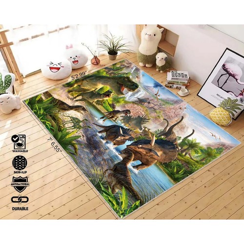 Dino pattern trex rug - dino, pattern,