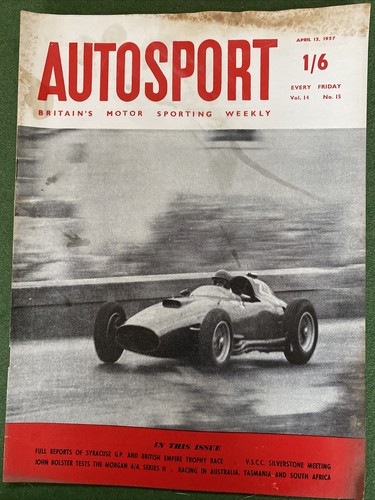 Autosport magazine april - magazine,