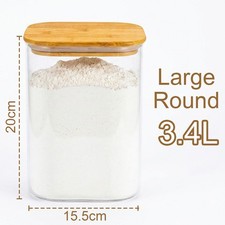 Glass Jar with Bamboo Lid –