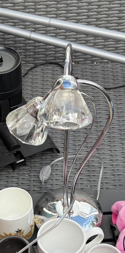 Next lamp silver with glass - silver,