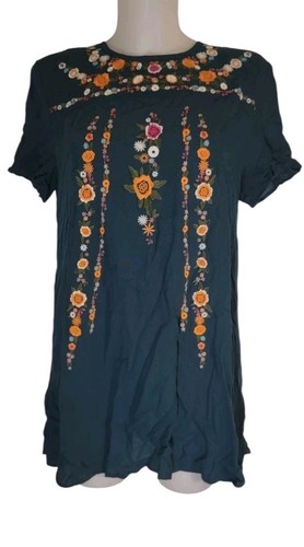 Umgee womens green floral - sz,
