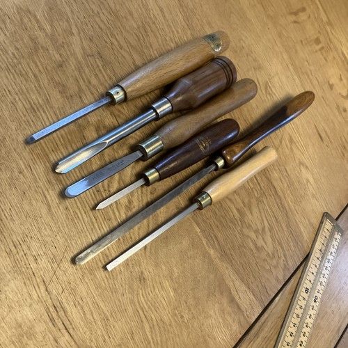 Woodturning chisels fine - chisels, 6