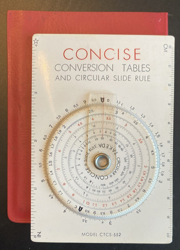 Vintage concise circular slide - concise,