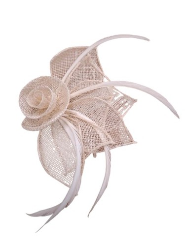 Fascinators feather flower - fascinators,
