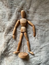 Vintage Small Wooden Artist