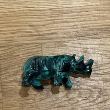 Vintage Hand Carved Green