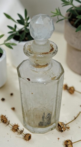 Antique plain glass - glass, perfume