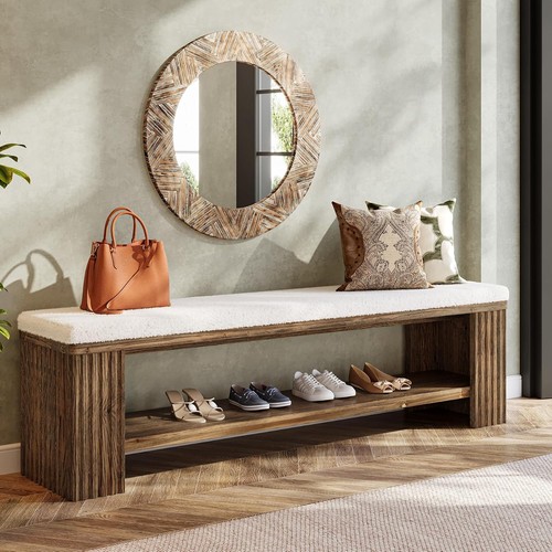 Modern upholstered solid - 63",