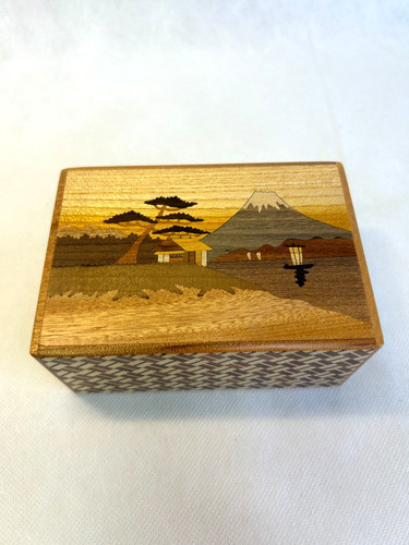 Japanese yosegi puzzle - box, 7