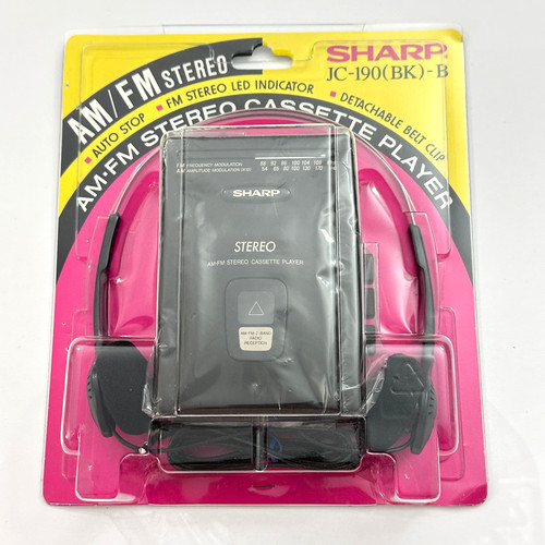 Sharp 190 portable stereo - sharp,