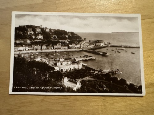 Postcard torquay vane hill - torquay,