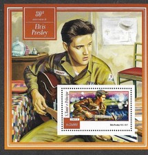 Elvis presley stamp sheet mnh - elvis,