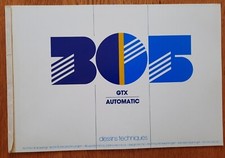 PEUGEOT 305 GTX AUTOMATIC car