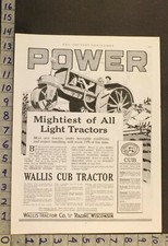 1916 WALLIS TRACTOR FARM CUB